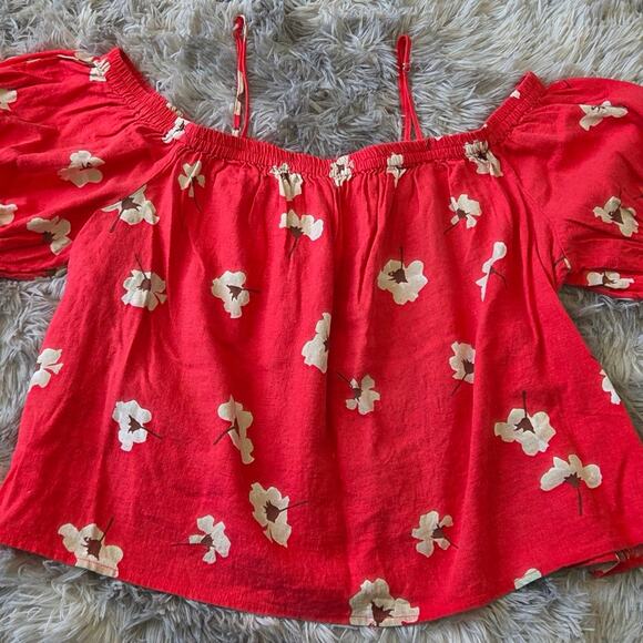 Universal Thread open shoulder short sleeve top women's size Large - Picture 2 of 6